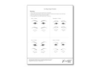 Eye Shape Design Worksheet (tablet of 25)