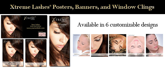 eyelash extensions posters