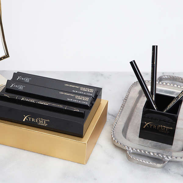 An easy way to display makeup, cosmetics, and skincare is to use Xtreme Lashes Display Blocks.