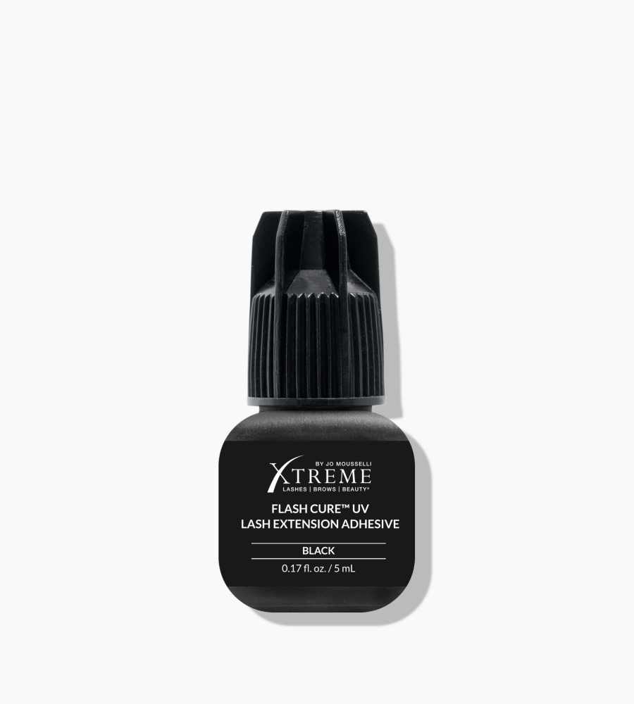 Flash Cure™ UV Lash Extension Adhesive - Black (5 mL)