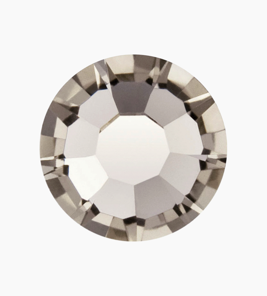 Crystal Silver Shade Flat Back 1.9mm wide stone 0.35 grams per jar  approximately 100 stones