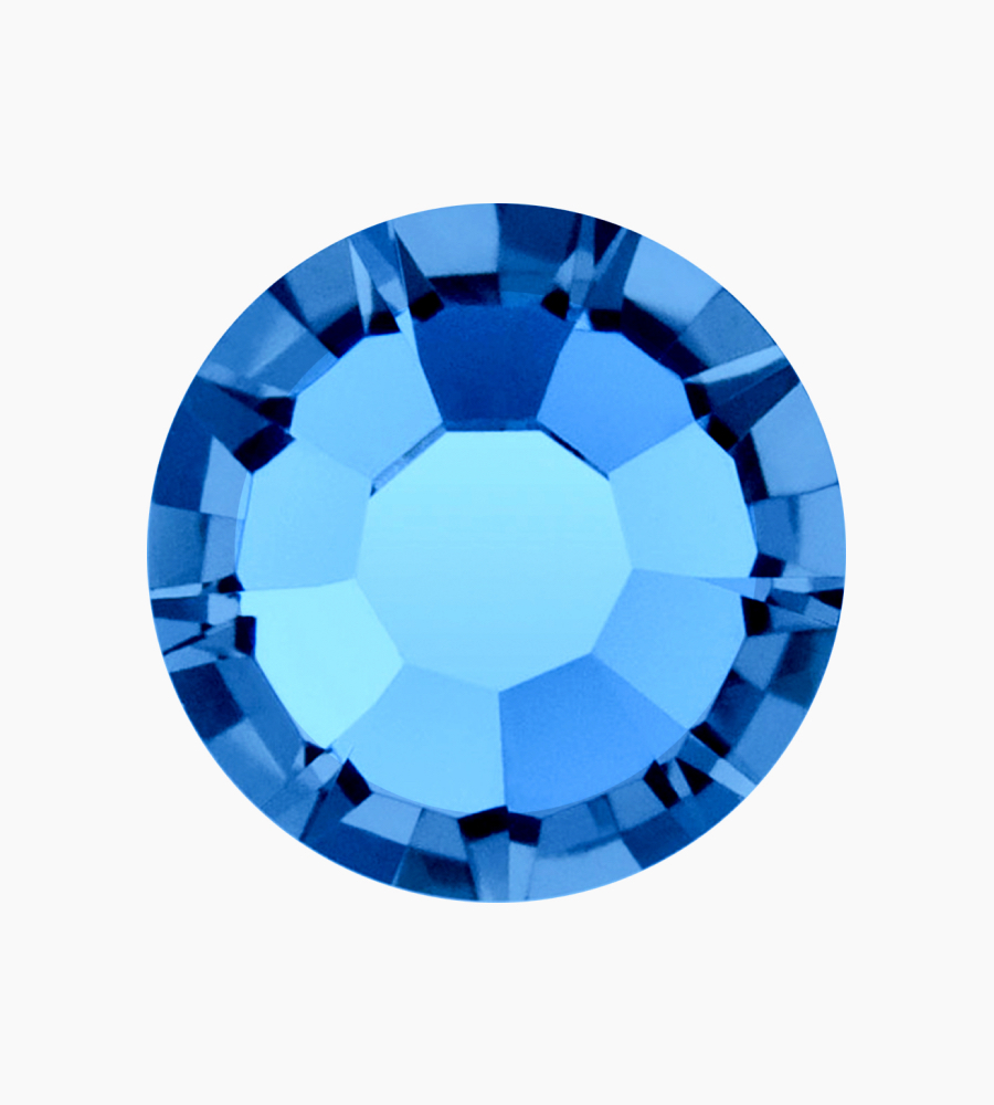 Sapphire Flat Back 1.9mm wide stone 0.35 grams per jar - approximately 100 stones