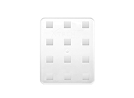 Square Well Adhesive Tray