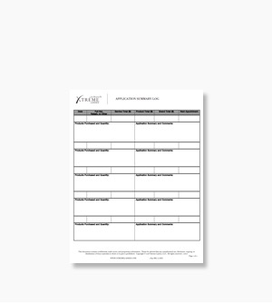 Xtreme Lashes Forms Application Summary Log Thumbnail 1