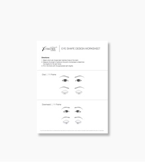 Xtreme Lashes Forms Eye Shape Design Worksheet Thumbnail 1