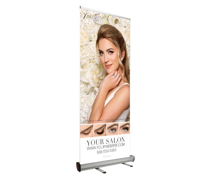 Custom Retractable Banner - Bridal Beauty