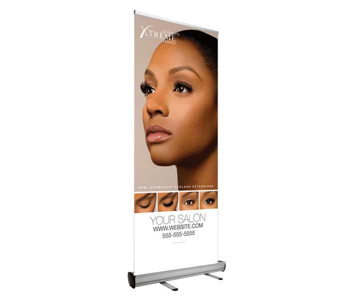 Custom Retractable Banner - Transform Your Eyes: Model 2