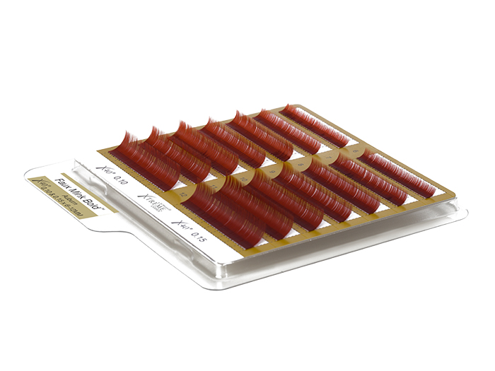 Faux Mink Bold™ Auburn X40®: 0.10 mm & 0.15 mm diameter | 6-12 mm multi-length