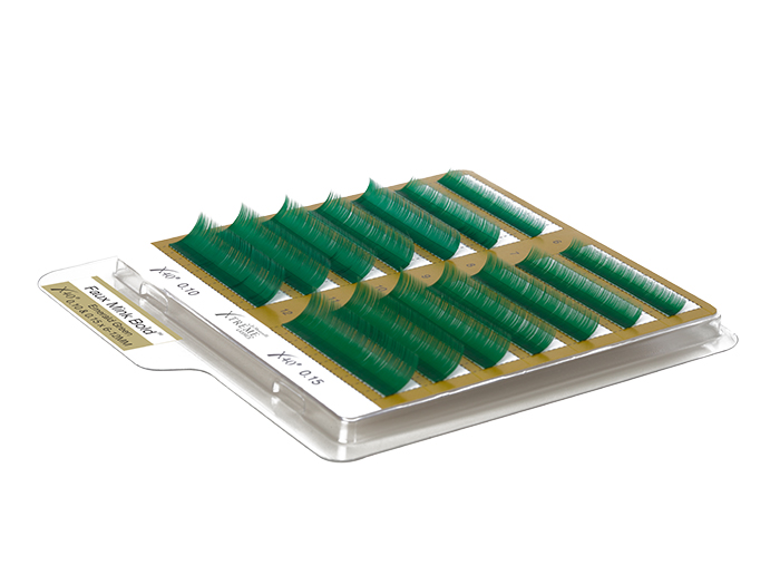 Faux Mink Bold™ Emerald Green X40®: 0.10 mm & 0.15 mm diameter | 6-12 mm multi-length