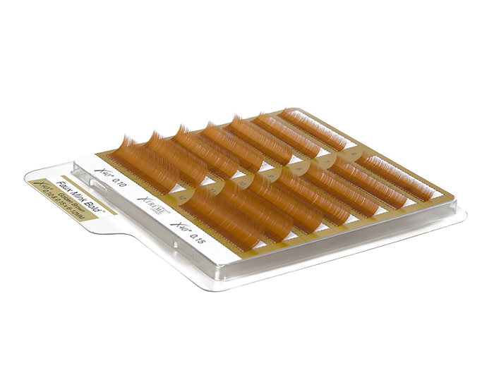 Faux Mink Bold™ Golden Brown X40®: 0.10 mm & 0.15 mm diameter | 6-12 mm multi-length