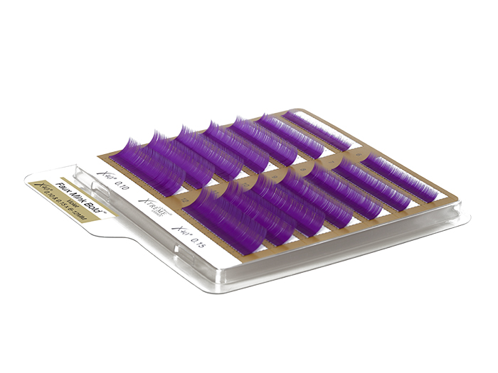 Faux Mink Bold™ Violet X40®: 0.10 mm & 0.15 mm diameter | 6-12 mm multi-length