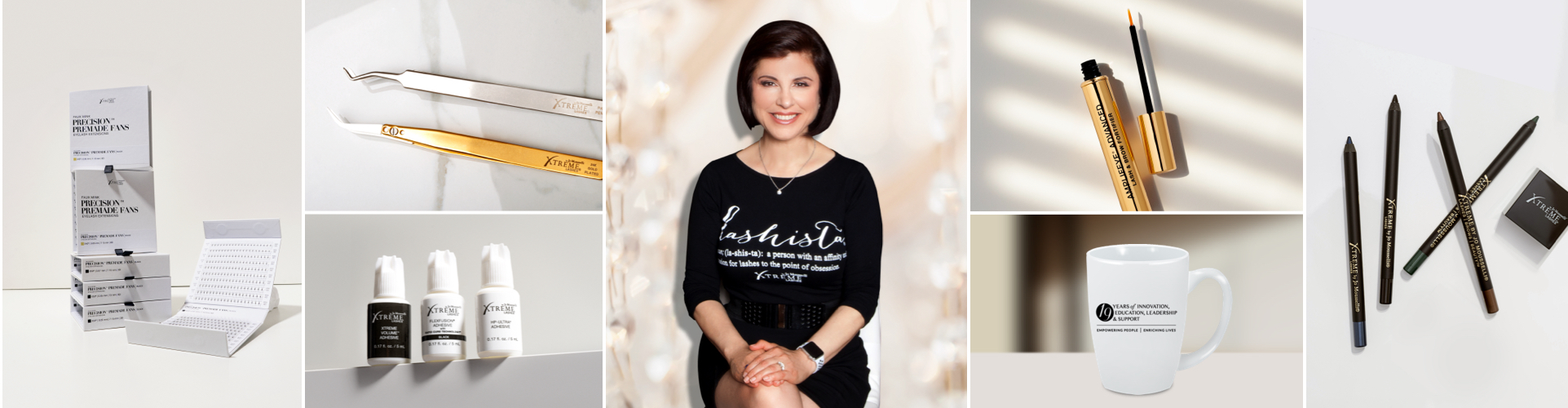 Jo Mousselli founder of Xtreme Lashes and high quality lash extension supplies